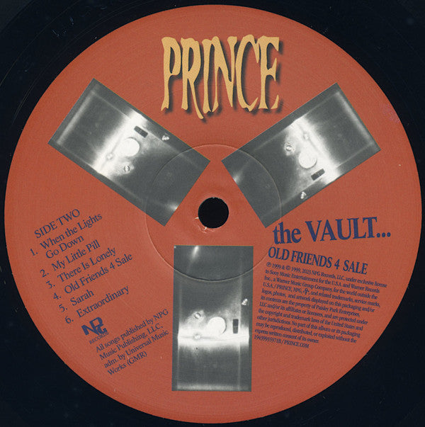 Prince : The Vault... Old Friends 4 Sale (LP, Album, RE, 150)