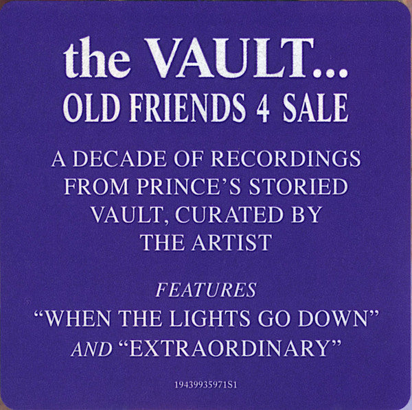 Prince : The Vault... Old Friends 4 Sale (LP, Album, RE, 150)