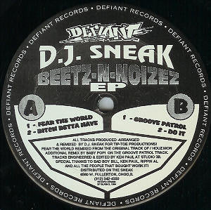 DJ Sneak : Beetz-N-Noizez EP (12", EP)