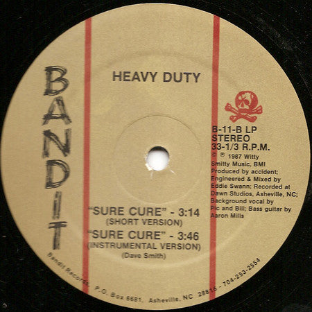 Heavy Duty (5) : Sure Cure (12")