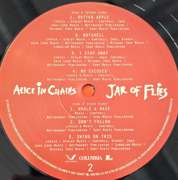 Alice In Chains : Jar Of Flies (LP, EP, RE, RM)