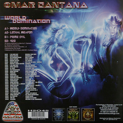 Omar Santana : World Domination (12", Blu)