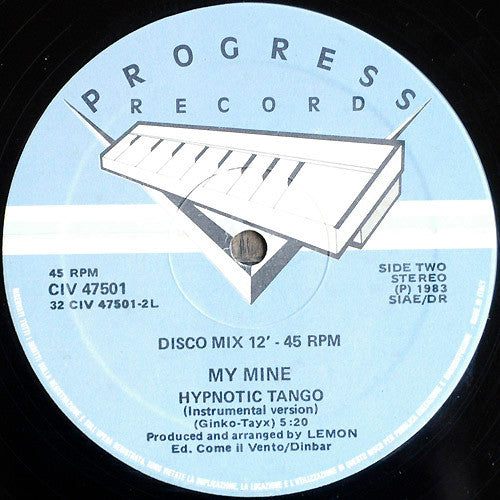 My Mine : Hypnotic Tango (12")