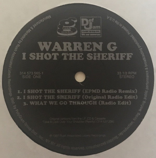 Warren G : I Shot The Sheriff (12", Single)