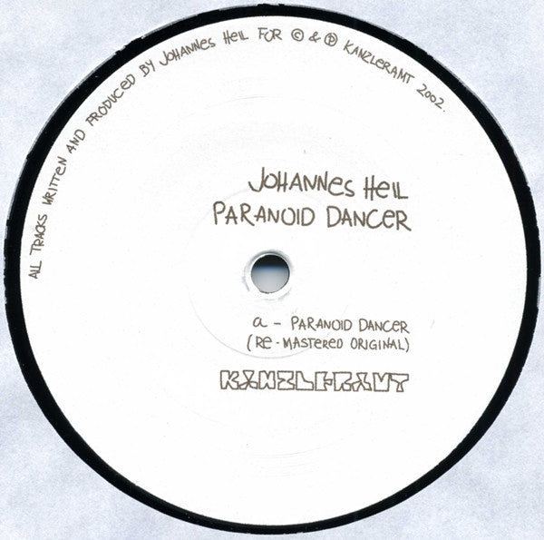 Johannes Heil : Paranoid Dancer (12", RM)