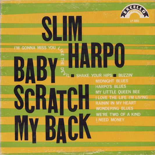 Slim Harpo : Baby Scratch My Back (LP, Album, Mono)