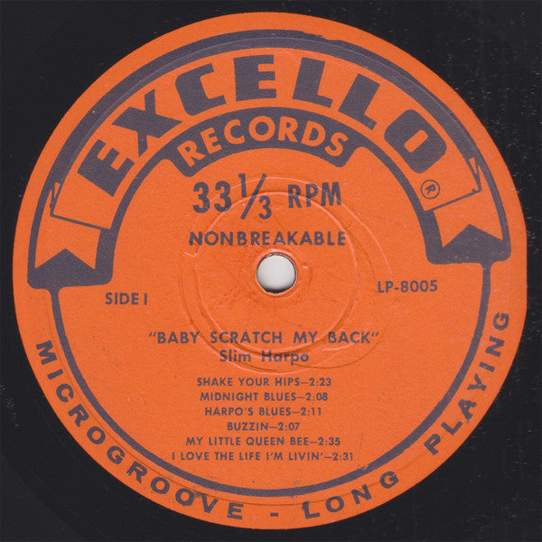 Slim Harpo : Baby Scratch My Back (LP, Album, Mono)