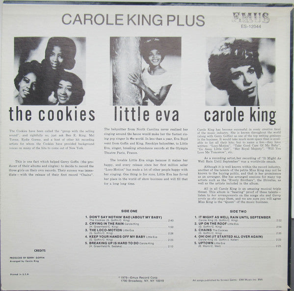 Carole King : Plus (LP, Comp)