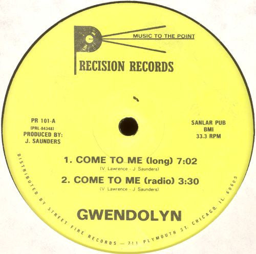 Gwendolyn : Come To Me (12")