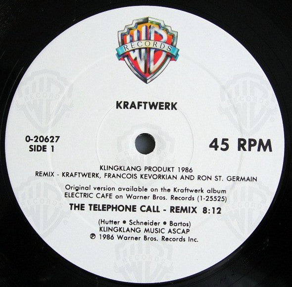 Kraftwerk : The Telephone Call (12", Maxi, All)