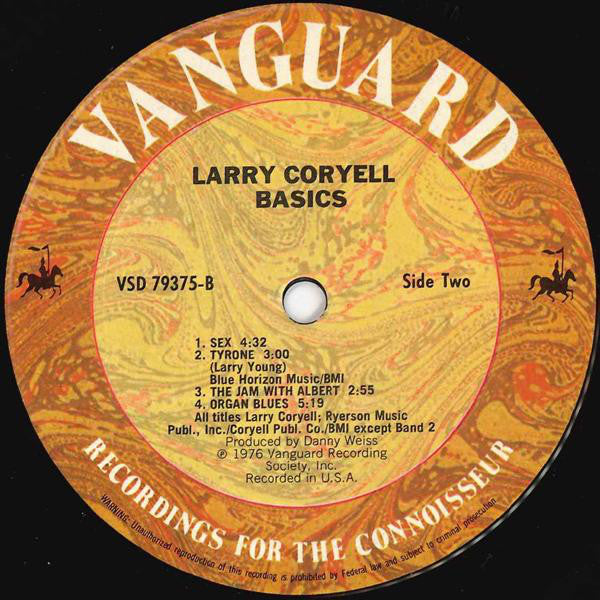 Larry Coryell : Basics (LP, Album)