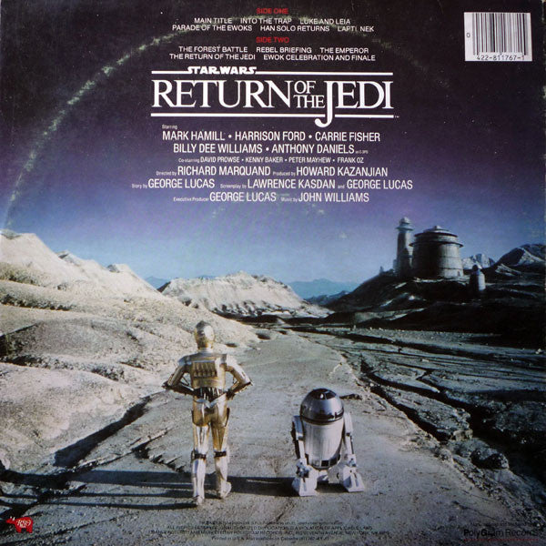 John Williams (4) : Star Wars / Return Of The Jedi (The Original Motion Picture Soundtrack) (LP, 53 )