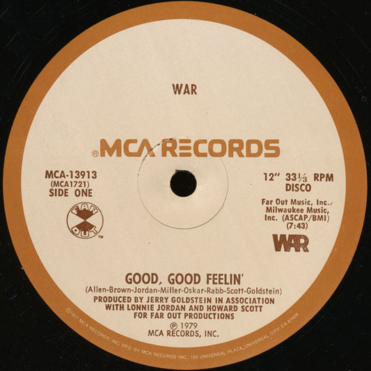 War : Good, Good Feelin' / Galaxy (12")