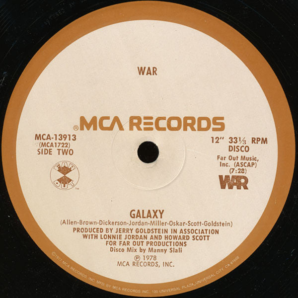 War : Good, Good Feelin' / Galaxy (12")