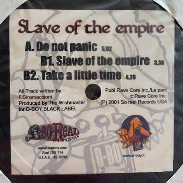 The Wishmaster : Slave Of The Empire EP (12", EP)