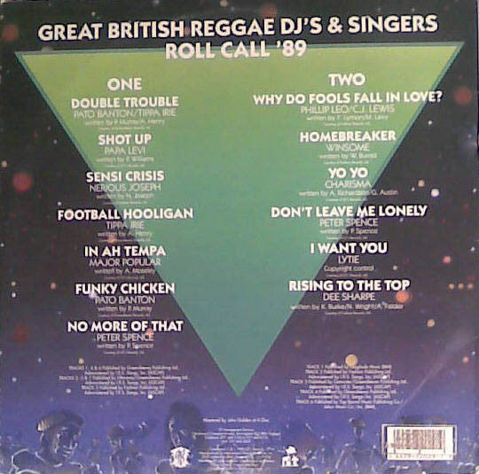 Various : Great British Reggae DJ's & Singers Roll Call '89 (LP, Comp)