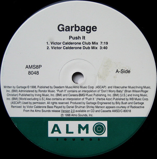 Garbage : Push It (12", Single)