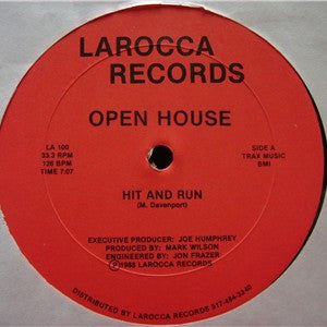 Open House : Hit And Run (12")