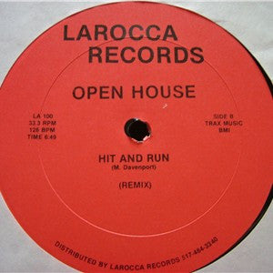 Open House : Hit And Run (12")