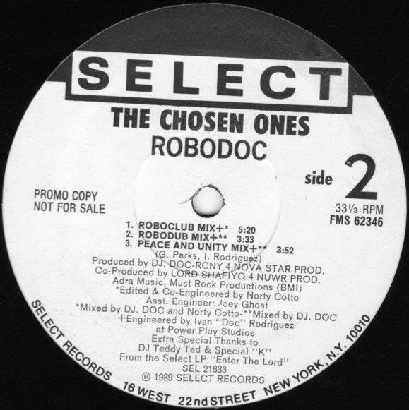 The Chosen Ones (2) : Robodoc (12", Promo)