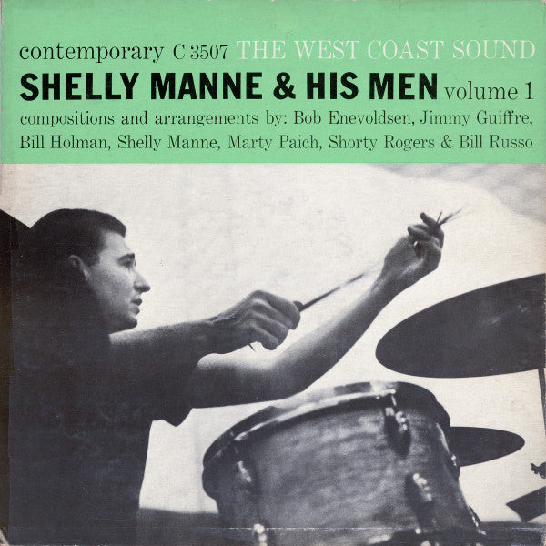 Shelly Manne & His Men : The West Coast Sound Volume 1 (LP, Album, Mono, RE, Hol)
