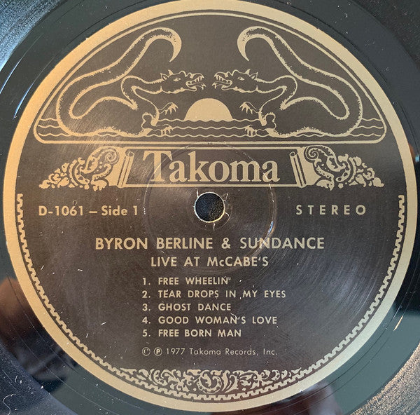 Byron Berline And Sundance* : Live At McCabe's (LP, Album)