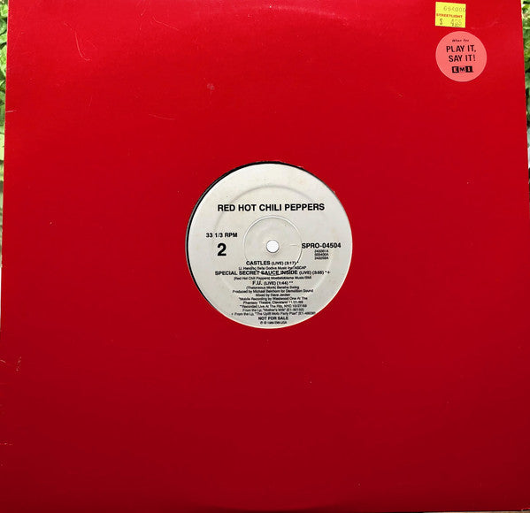 Red Hot Chili Peppers : Taste The Pain (12", Promo)