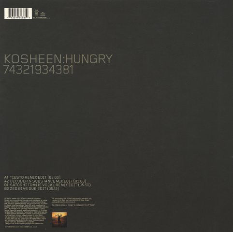 Kosheen : Hungry (12", Single)
