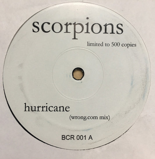 Scorpions / Black Rebel Motorcycle Club : Hurricane / In (Like A Rose) (12", Ltd, Unofficial)