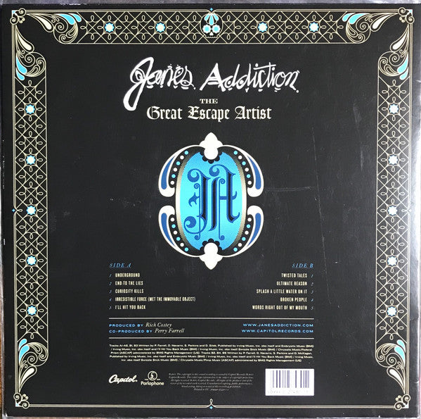 Jane's Addiction : The Great Escape Artist (LP, Album)