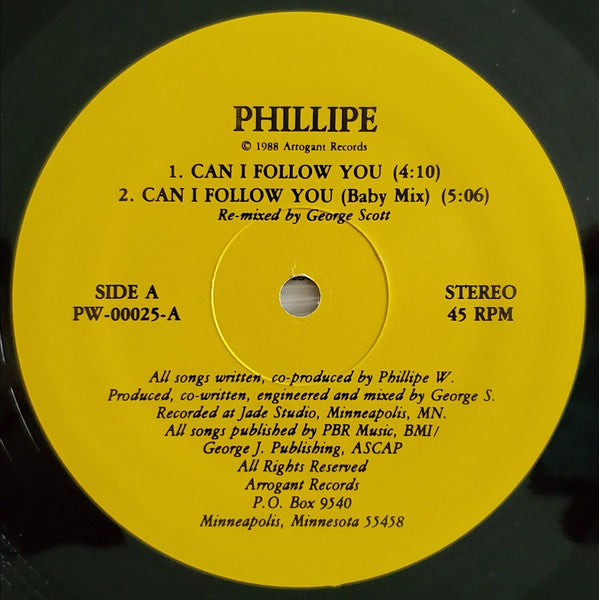 Phillip Washington : Can I Follow You / Work Shuffle (12")