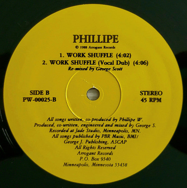 Phillip Washington : Can I Follow You / Work Shuffle (12")