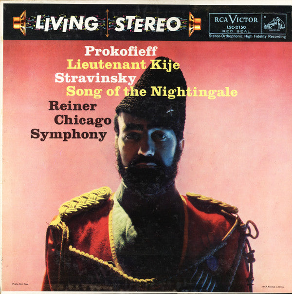 Sergei Prokofiev / Igor Stravinsky / Fritz Reiner, Chicago Symphony Orchestra : Lieutenant Kije / Song Of The Nightingale (LP, Album, Ind)