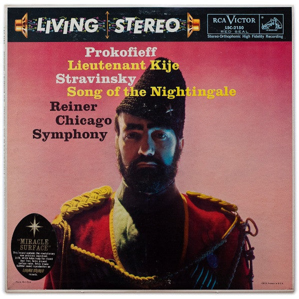 Sergei Prokofiev / Igor Stravinsky / Fritz Reiner, Chicago Symphony Orchestra : Lieutenant Kije / Song Of The Nightingale (LP, Album, Ind)