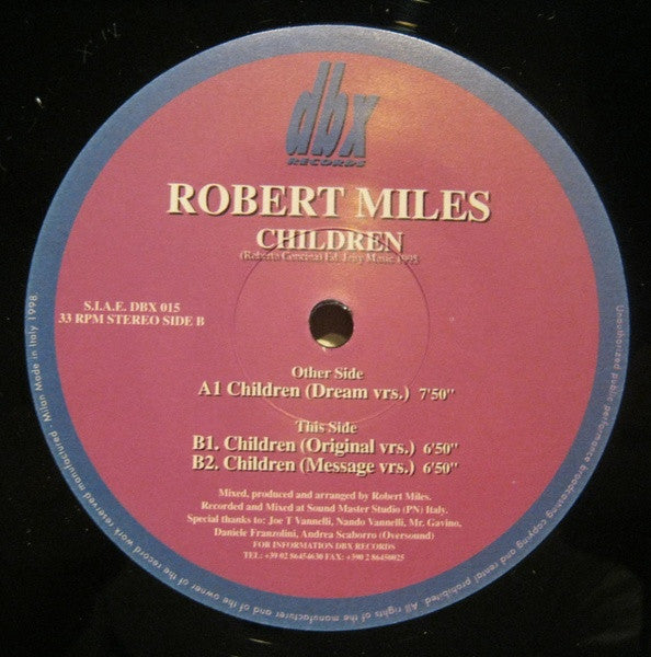 Robert Miles : Children... (12", RE)