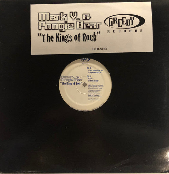 Mark V. & Poogie Bear : The Kings Of Rock (12")