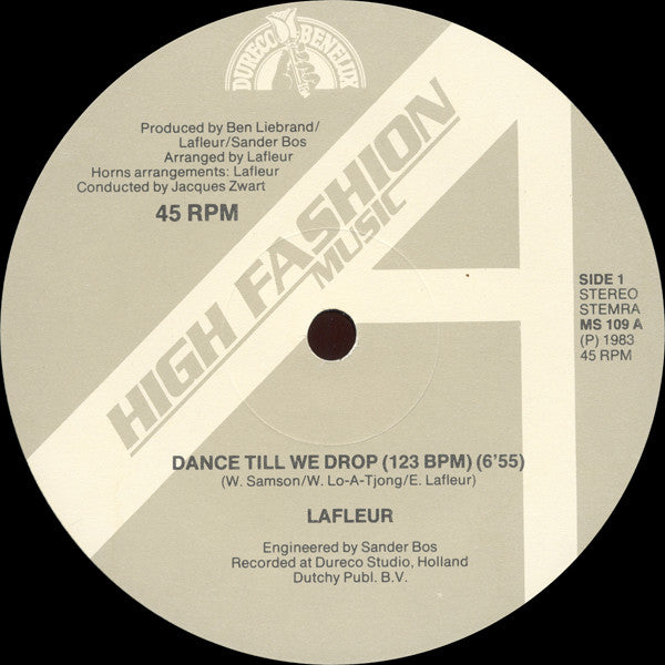 Lafleur : Dance Till We Drop (12")