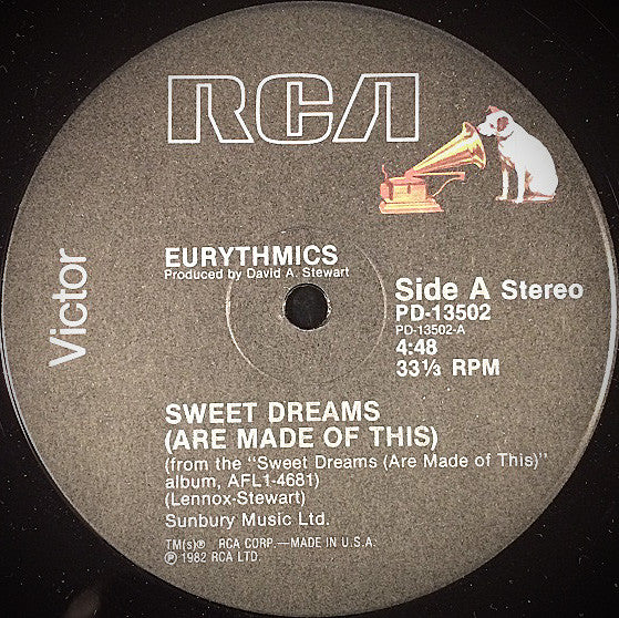 Eurythmics : Sweet Dreams (Are Made Of This) (12", RE)