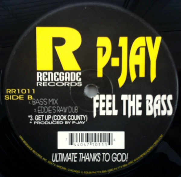 P Jay : Feel The Bass (12")