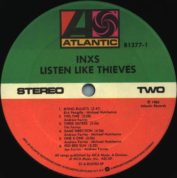 INXS : Listen Like Thieves (LP, Album, SP )