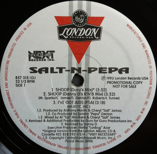 Salt 'N' Pepa : Shoop (12", Promo)