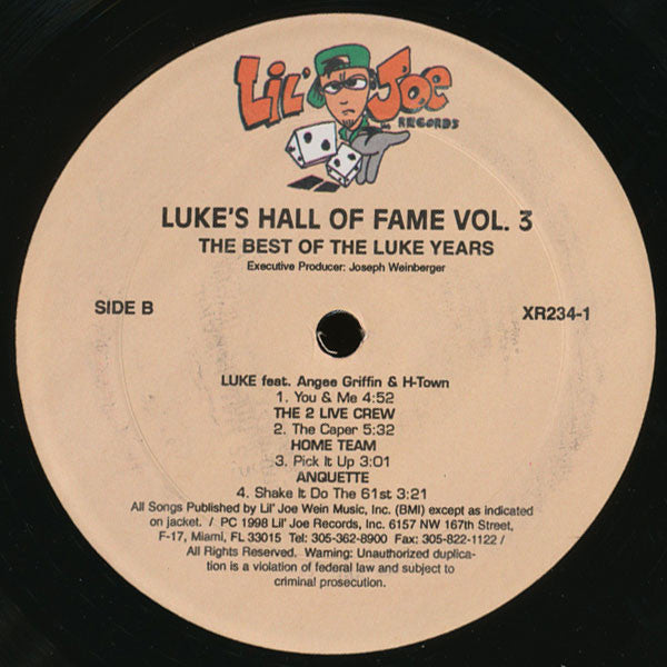 Various : Luke's Hall Of Fame Vol.3 (2xLP, Comp)