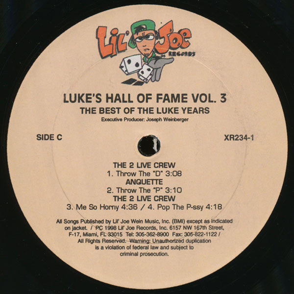 Various : Luke's Hall Of Fame Vol.3 (2xLP, Comp)