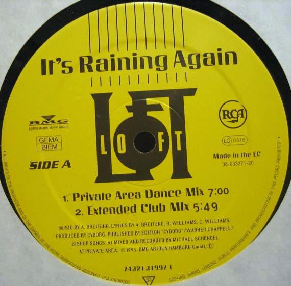 Loft : It's Raining Again (12")