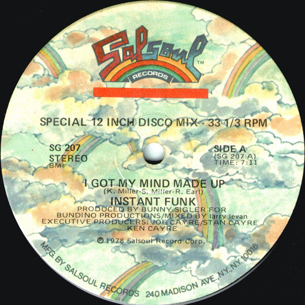 Instant Funk : I Got My Mind Made Up / Wide World Of Sports (12")