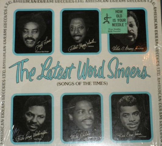 The Latest Word Singers : Songs Of The Times (LP)