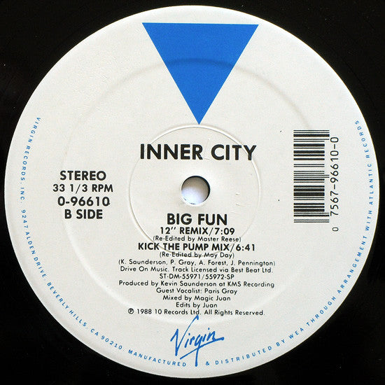 Inner City : Big Fun (12")