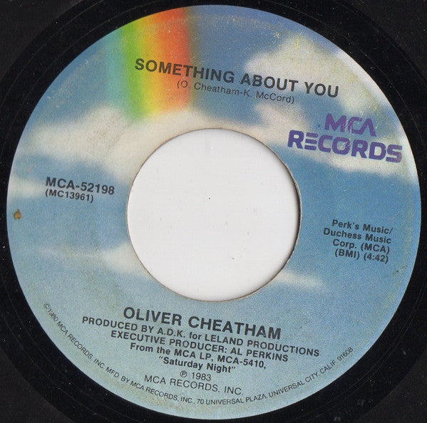 Oliver Cheatham : Get Down Saturday Night / Something About You (7", Single)