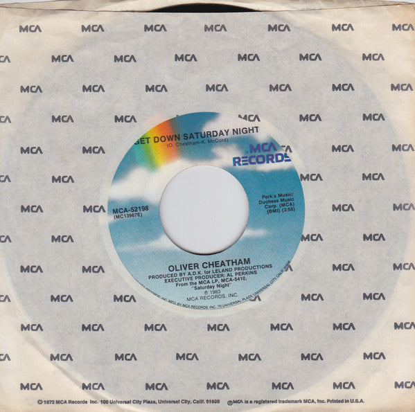 Oliver Cheatham : Get Down Saturday Night / Something About You (7", Single)