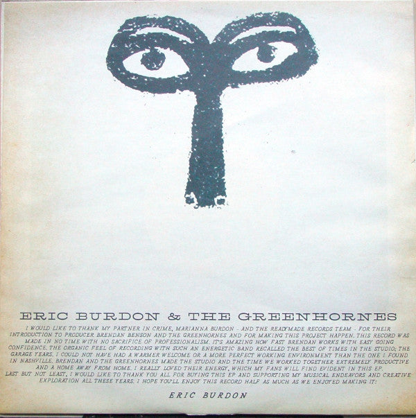 Eric Burdon & The Greenhornes : Eric Burdon & The Greenhornes (12", EP, Ltd)